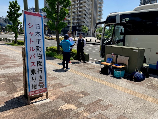 東静岡駅のシャトルバス乗り場