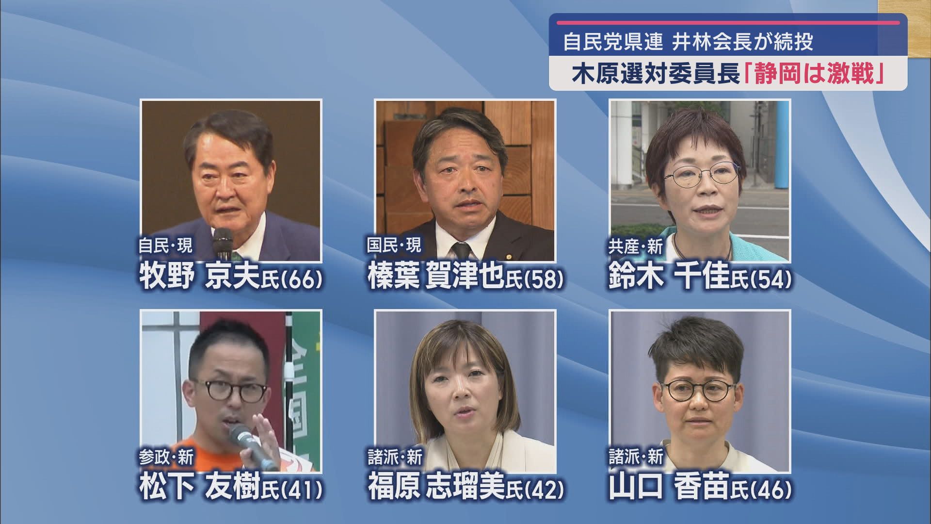 参議院選挙・立候補予定者