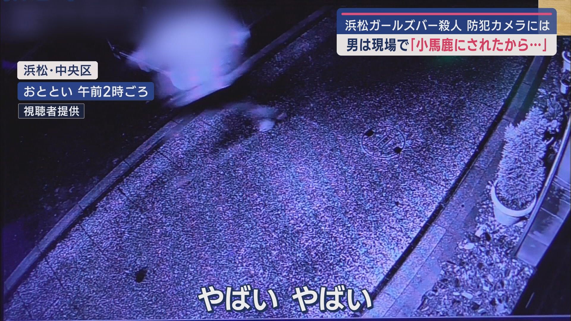 防犯カメラ映像