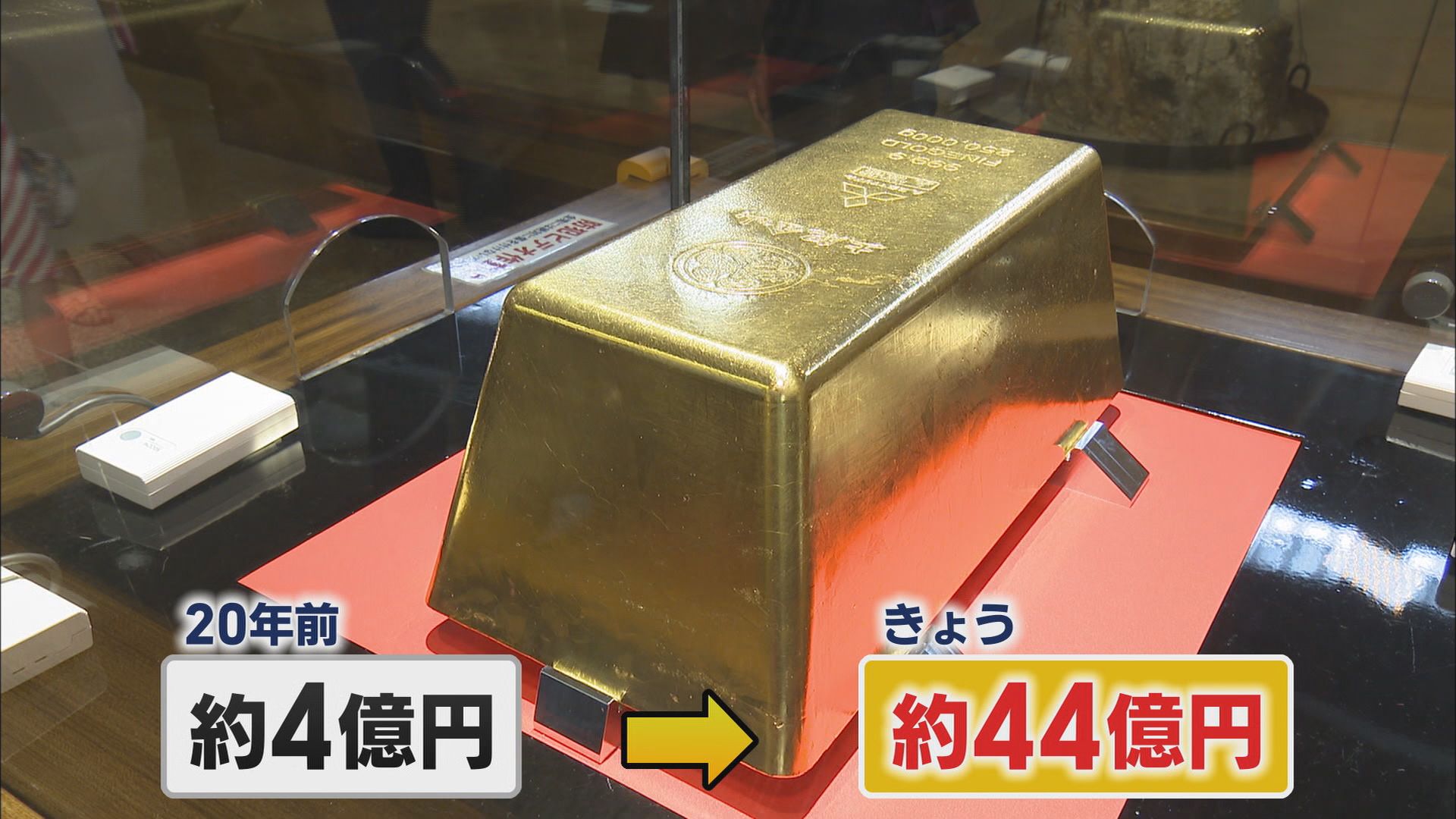 44億円の巨大金塊の展示終了…そのワケは「金相場の高騰」 8月からはレプリカを展示 静岡・伊豆市 土肥金山