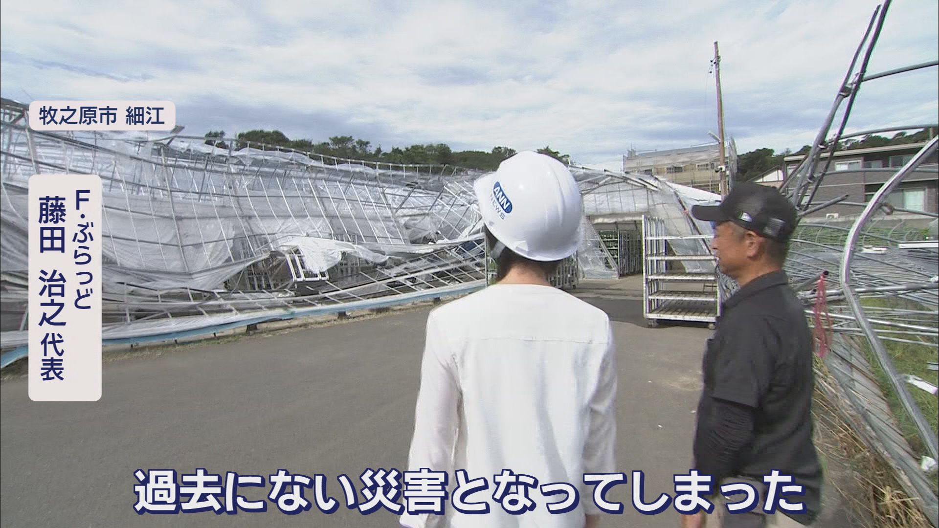 “国内最大級”竜巻から1カ月　ハウス8棟被害のイチゴ農家「売り上げ80%減　ハウス修繕に3000万円」　静岡・牧之原市