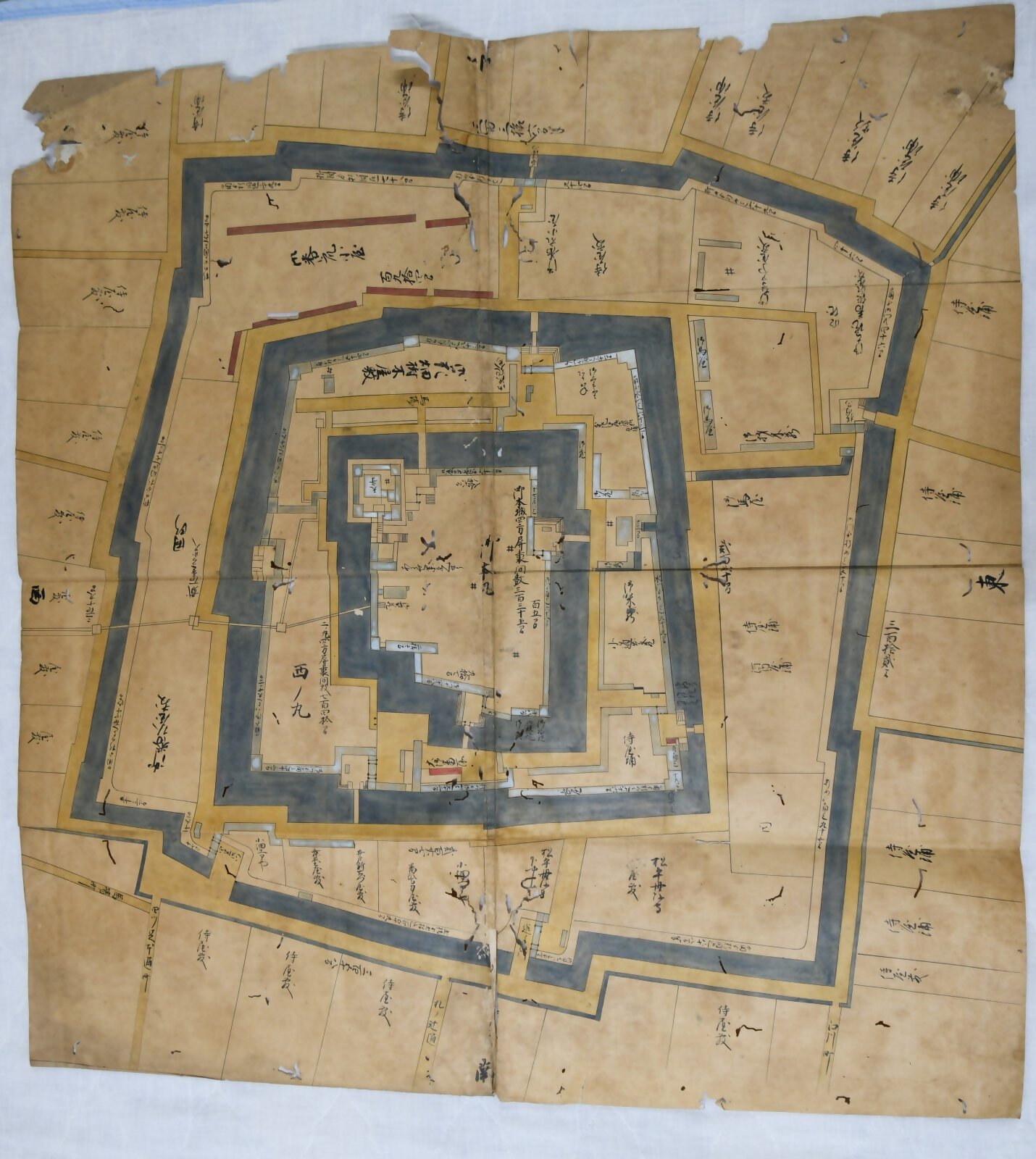 伝酒井家旧蔵 駿府御城内絵図
