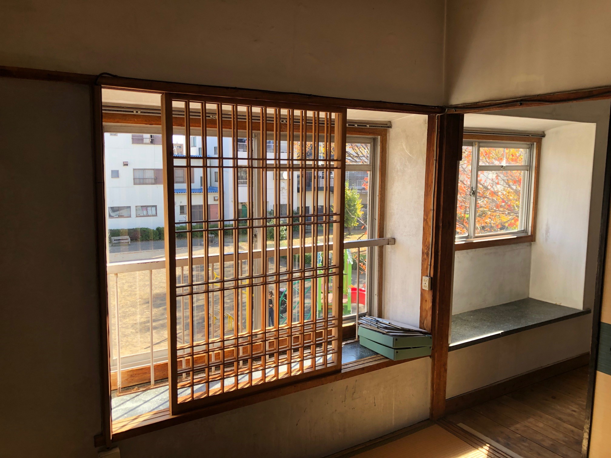 出窓が大きくなった