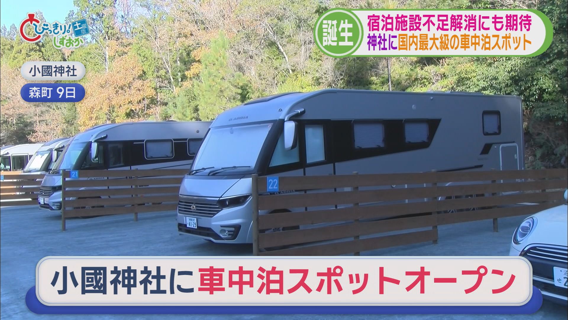 相撲未経験の中学生が角界入り　公正取引委員会がスズキ子会社に勧告　小國神社に車中泊スポット　ジャンボ干支登場　/静岡の1週間