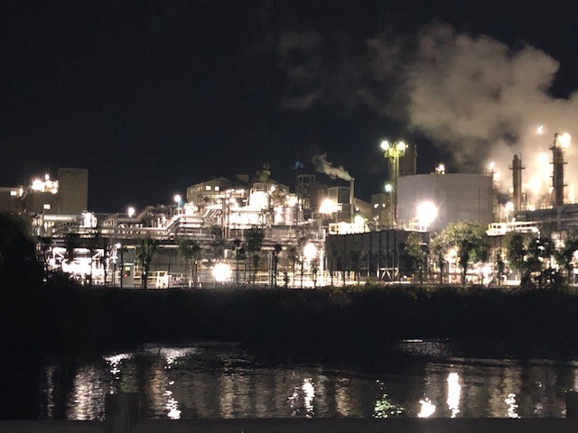 富士で工場夜景スタンプラリー開催中