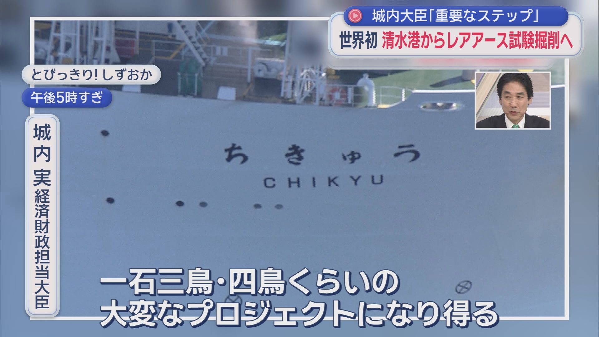 城内実経済財政担当大臣