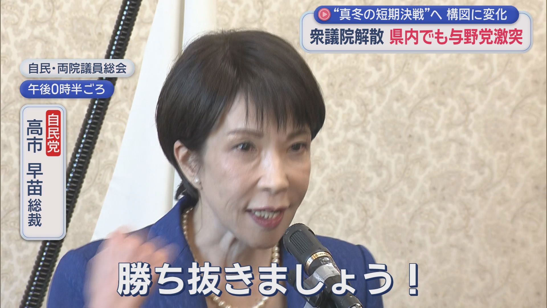 自民党　高市早苗総裁