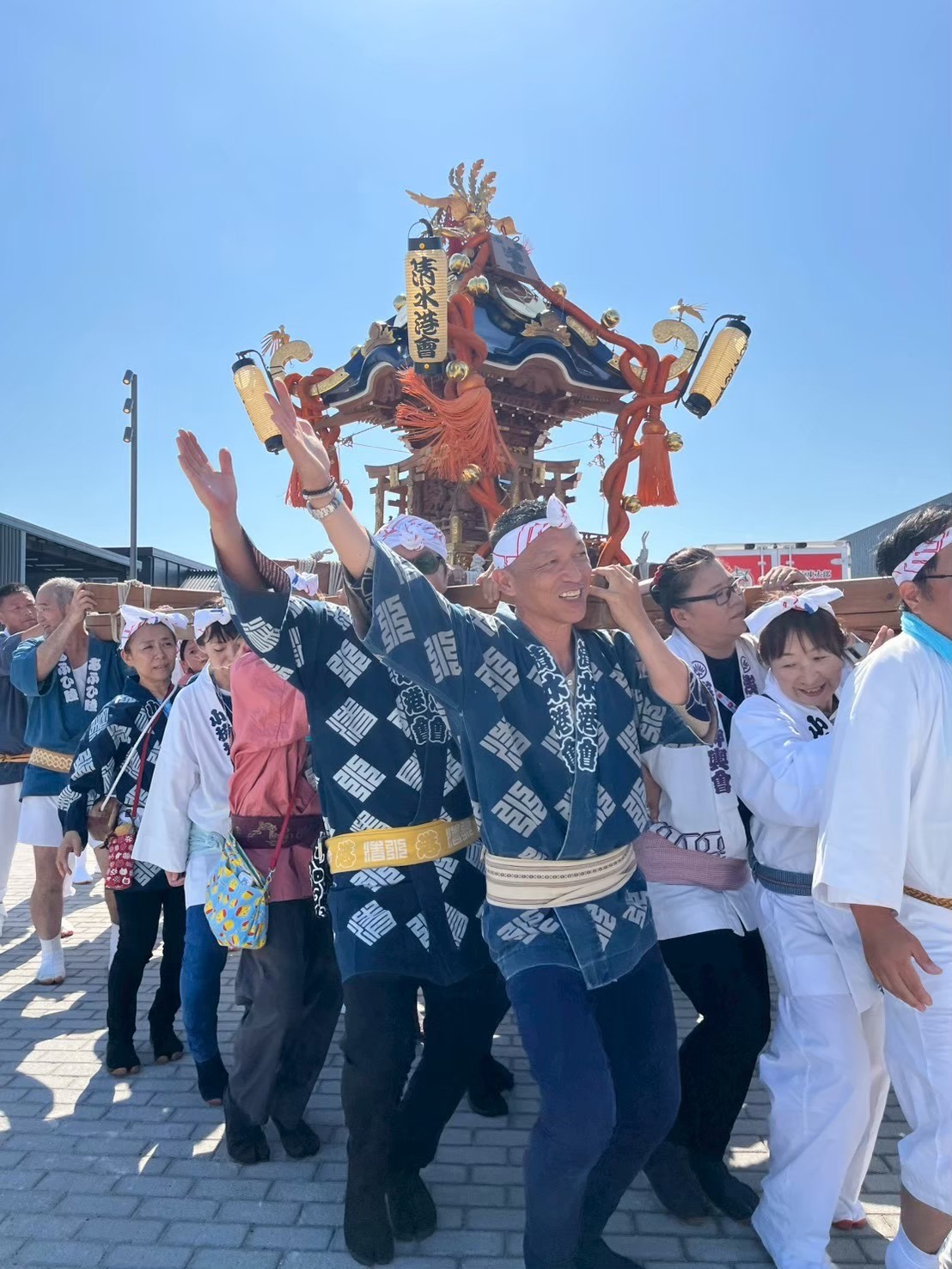 大阪・関西万博で神輿を披露（2025年10月）