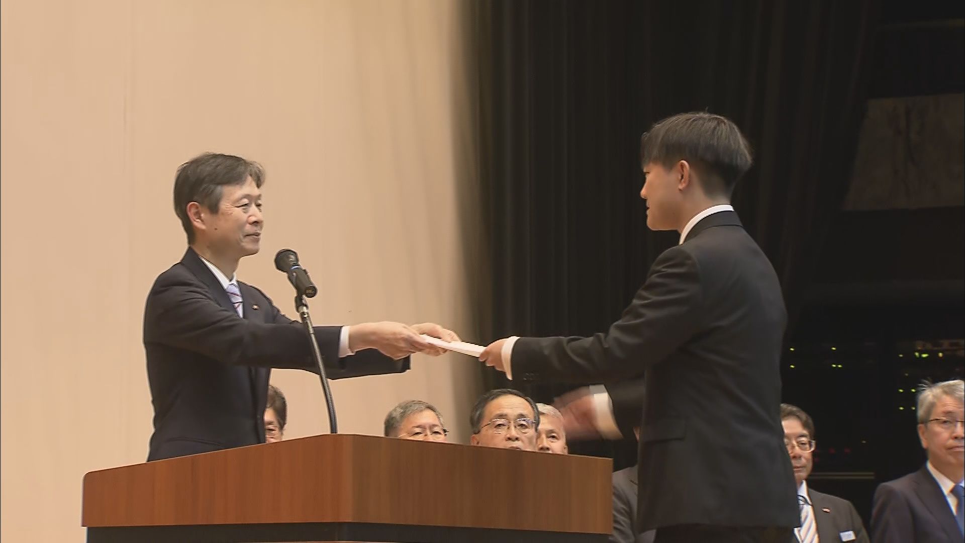 ＪＲ東海の入社式