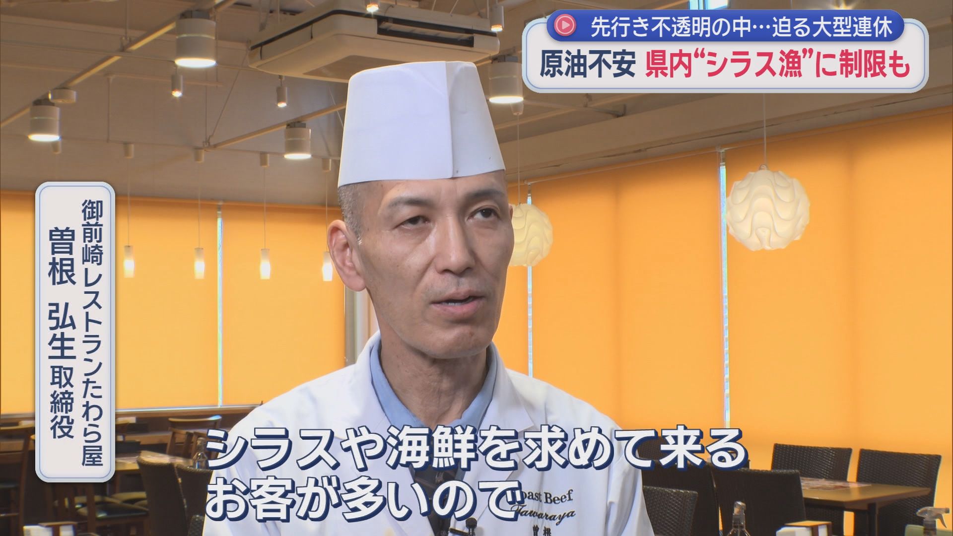 「水揚げ増を期待してたのに…」　先の見えない中東情勢に今が旬のシラス漁もダメージ　漁は週6から週2に制限　静岡・御前崎市　