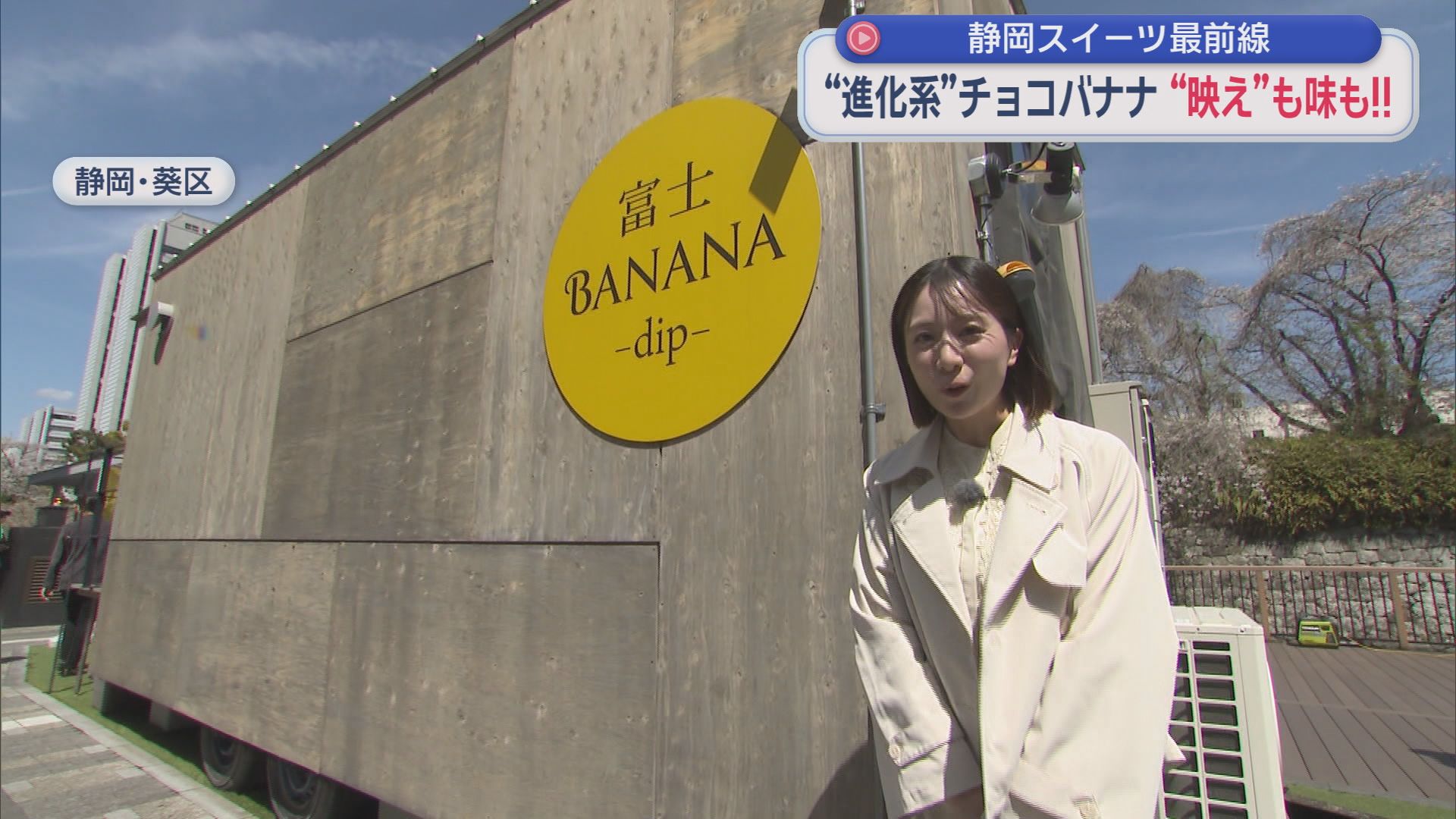 SNS映えするチョコバナナ、世界的ブーム「ドバイチョコ」がベースのスイーツ　今アツい！　静岡の最先端スイーツ