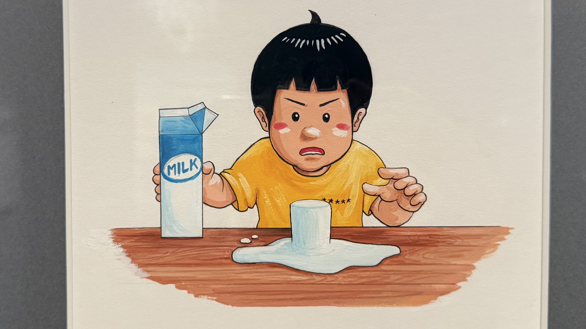 大ピンチレベル29 「ぎゅうにゅうがこぼれた」