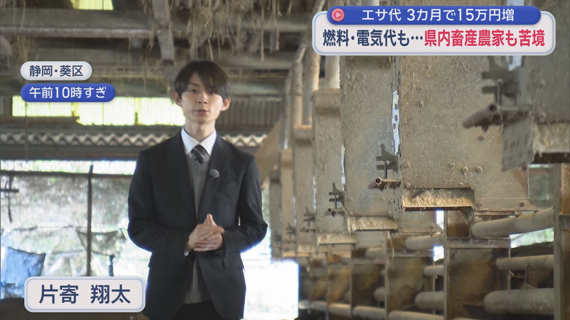 イラン、ウクライナ…戦争が脅かす庶民の食卓　畜産業はエサ代・燃料代・電気代に大きな負担　　　　