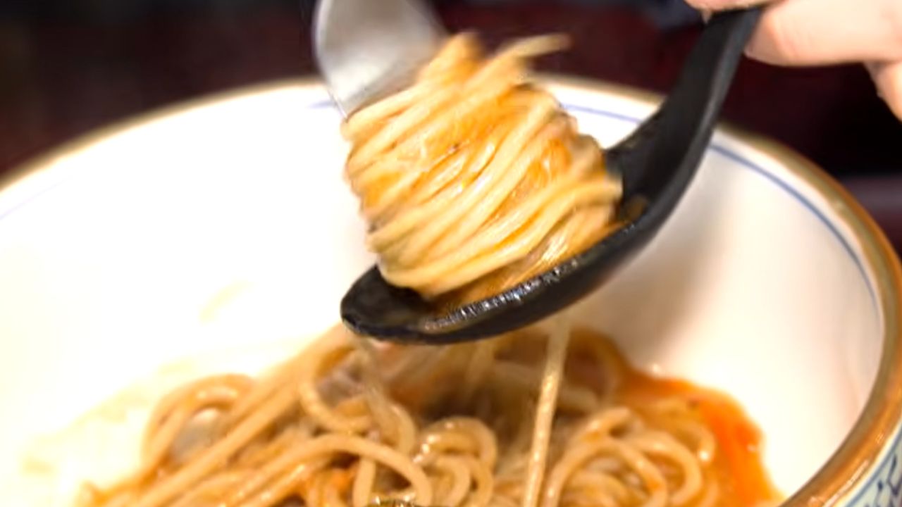 フォークで食べるのが新感覚