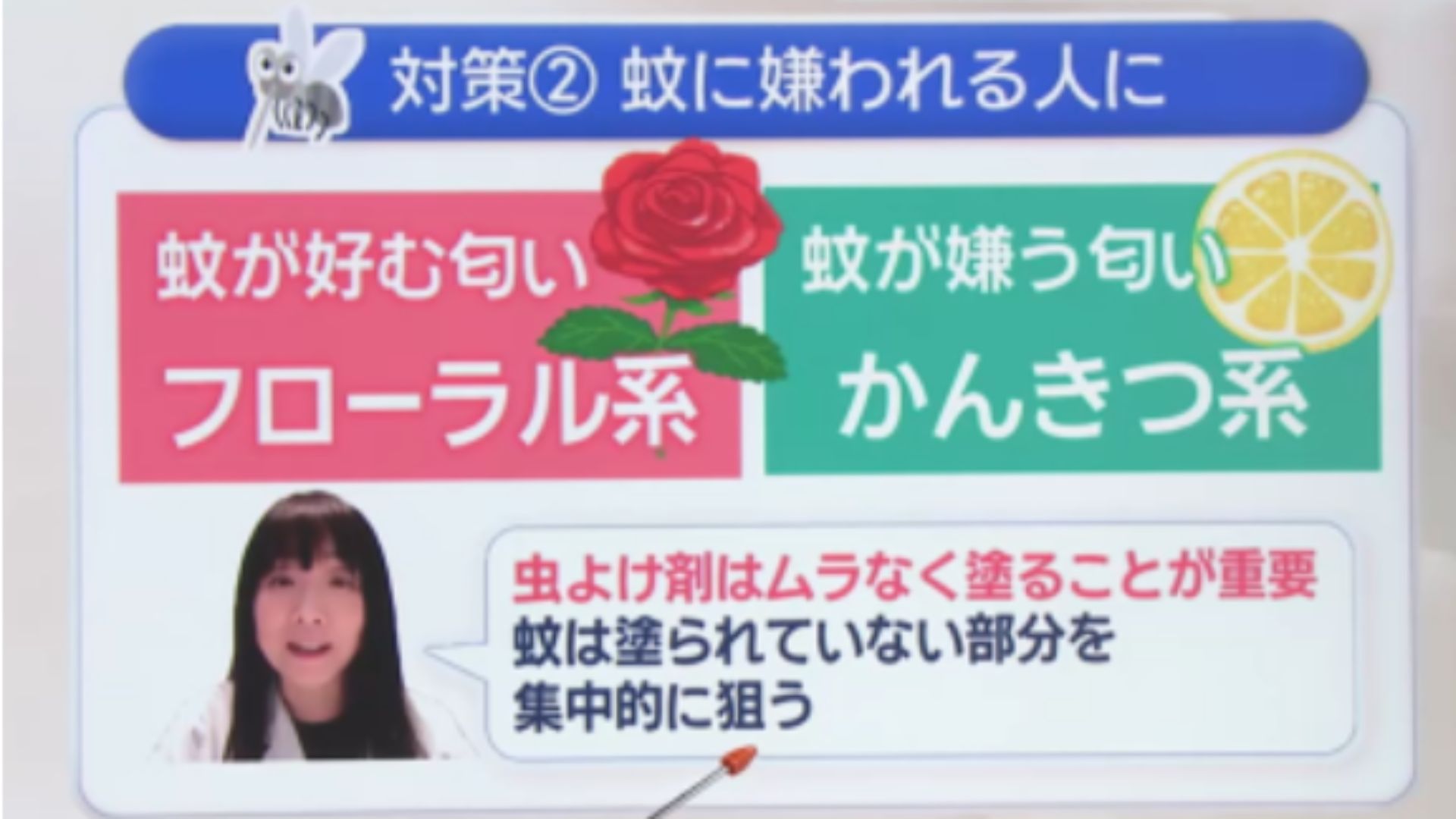 対策をして蚊に嫌われよう