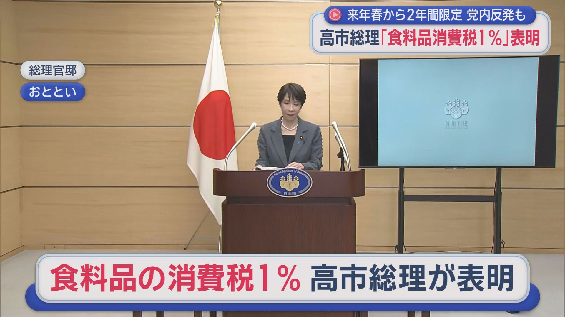 食料品の“消費税実質0%”へ　高市総理が正式表明も党内に根強い反対論　静岡の街で聞くと…