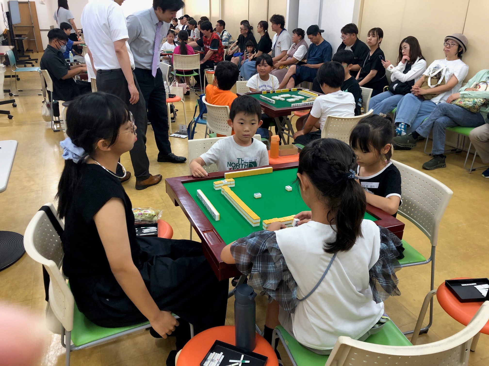 7月25日にはこども麻雀大会が行われた