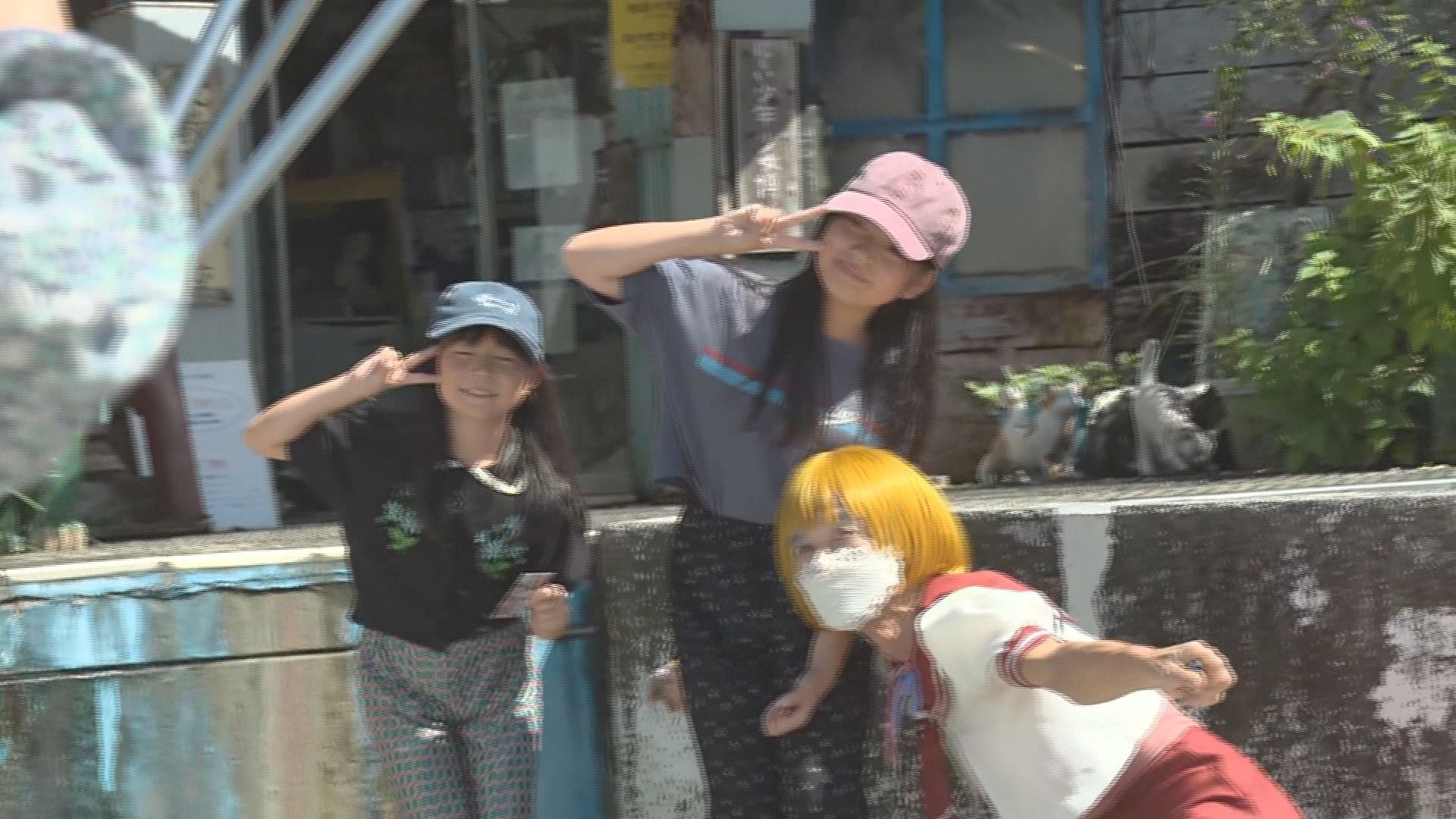 セーラちゃんと記念撮影