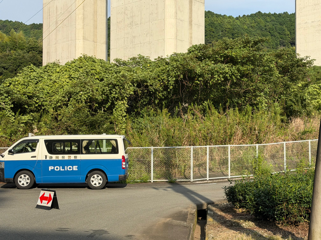 静岡県富士市の事故現場