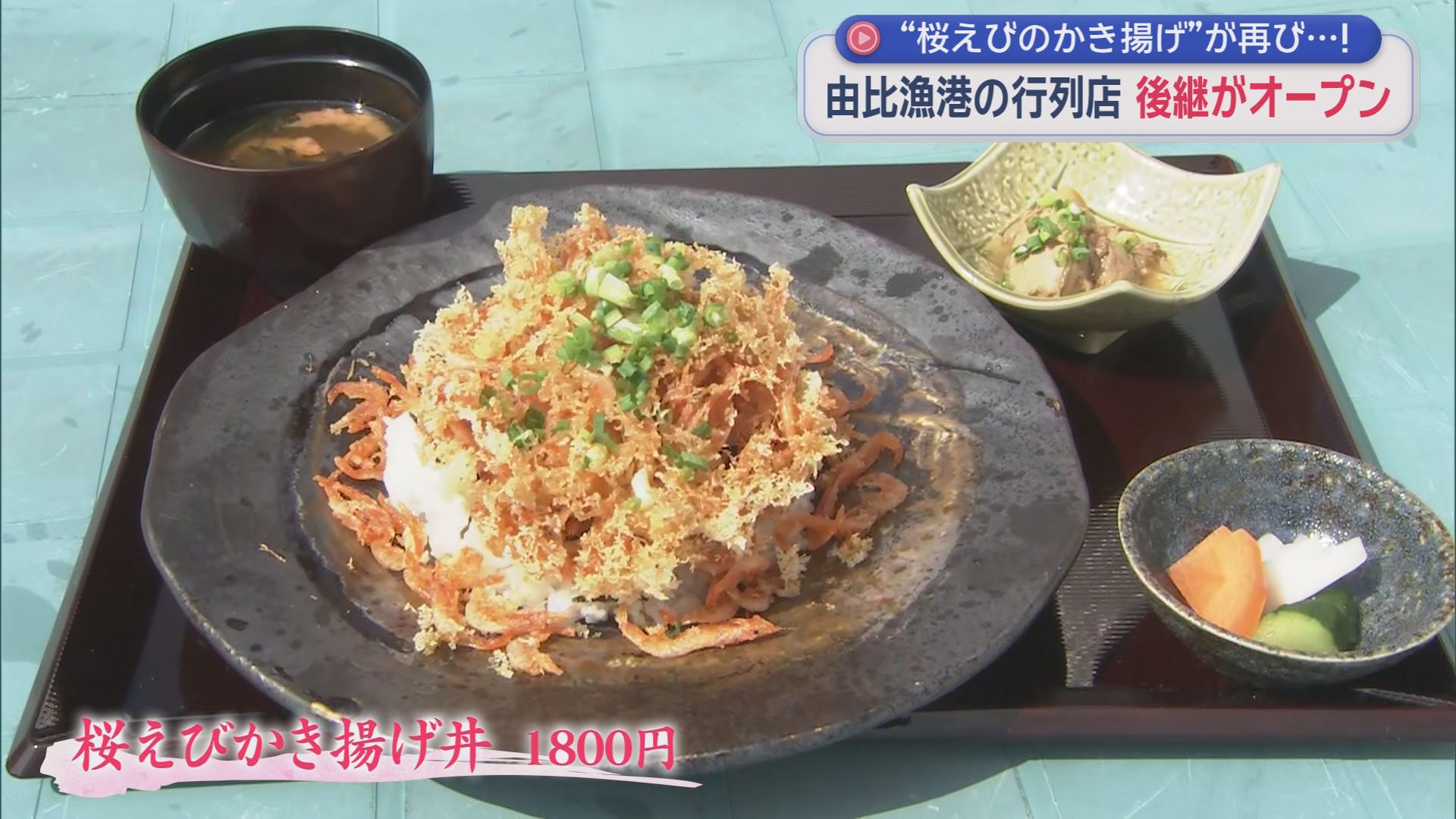 惜しまれた閉店から4カ月…由比漁港に新名所誕生！サクラエビの味を継ぐ食堂が始動　静岡市